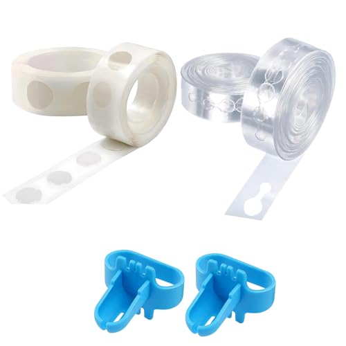 Image of Party Propz Balloon Decoration Kit - Set of 6 Pcs Balloon Arch Kit | 2 Pcs (200 Dots) Glue Dots For balloons | 2 pcs Balloon Arch Tape | 2 pcs Balloon Tying Tool | Balloon arch Strip and Glue Dots