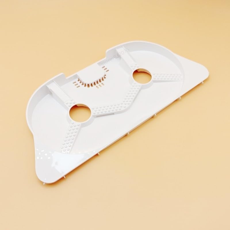 Kompatibel for Dreame,Mopp-Reinigungsstation Tablett Mopp-Waschplatte for Roboter-Staubsauger L20 Ultra L30 Ultra Ersatzteile Zubehör(White)