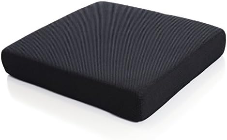 Milliard Memory Foam Seat Cushion/Chair Pad 18 x 16 x 3 with Washable Cover, for Relief and Comfort