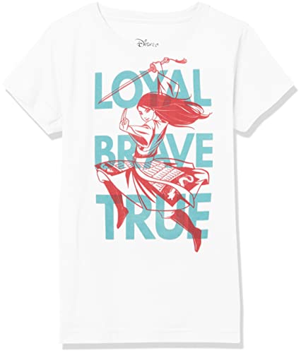 T-shirt Disney Loyal Brave True fille motif imprimé original