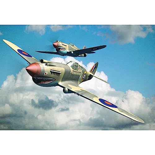 Maquette d'avion Curtiss P 40 B Warhawk Trumpeter 02807 kit de modélisme en plastique
