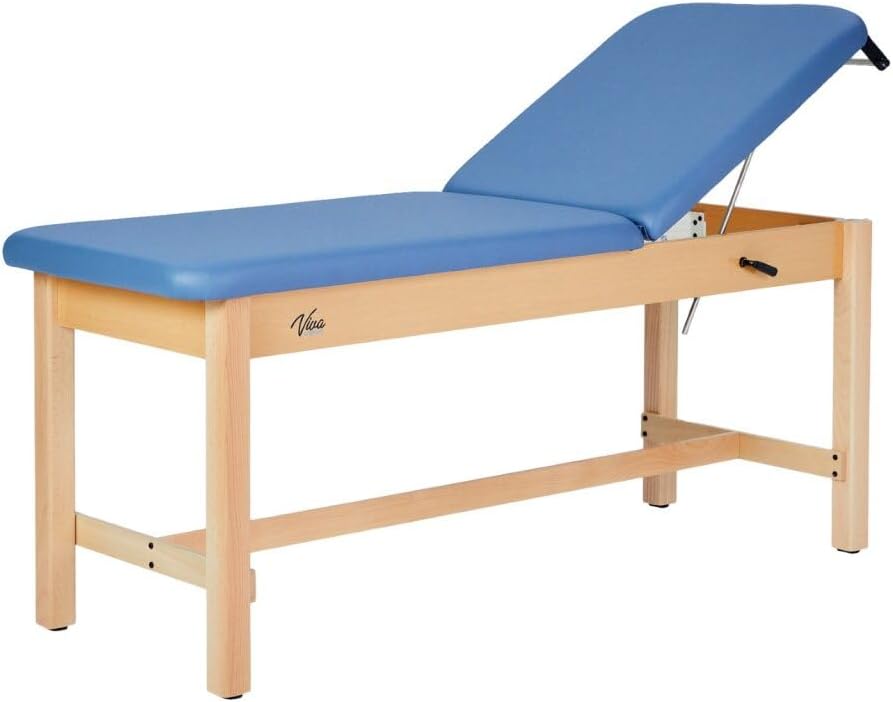 Aristo H-Brace Tilted Treatment Table, 500 lbs Weight Capacity, Black