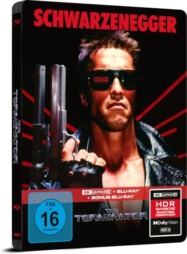 Terminator (Cover A) – 4K Steelbook (UHD + Blu-ray Disc + Bonus Blu-ray)