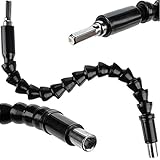 Einfache Bedienung – Möchten Sie die Schraube am schwierig zugänglichen Ort anziehen? Es reicht aus, die Verlängerung herauszuziehen und sie am Ende der Bohrmaschine zu montieren. Dann ist es genügend, das Gerät zu aktivieren und sich über ausgeführte Arbeit zu freuen. Wenn der Aufsatz des Verlängerungskabels sich dreht, regt er die Federn zur Bewegung, was das Einschrauben der Schraube ermöglicht. Von jetzt werden alle Orten zum Bohren keine Herausforderung für Sie!