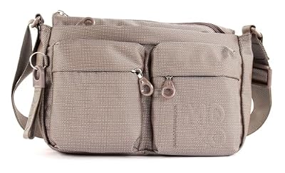 Mandarina Duck Md 20 P10qmtx5, Borsa a Tracolla Donna, Beige (Taupe), 28x18x9 (L x H x W)