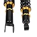 ANGLEWIDE Adjustable Height Coilovers Struts Front And Rear Fit for 2004-2011 for Mazda RX-8 Coil Spring Over Shock (Set of 4) - Golden