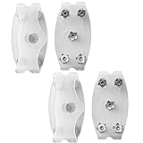 Eisgriffe, 2er-Pack Durchsichtige rutschfeste Schuhkrallen, Winter Outdoor Schuhkrallen Sohlenaufkleber, Schneebergsteigerausrüstung Für Wandern Frauen Männer Anfänger Angeln Dacharbeiten Wandern