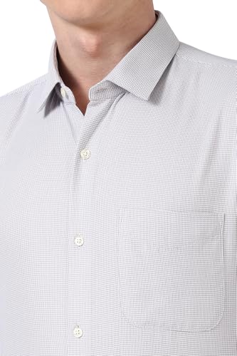 Image of Peter England Mens Polycotton Slim Fit Shirt