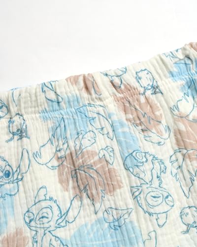 Image of Disney Baby Boys Short Set - Winnie the Pooh, Mickey Mouse, Lilo & Stitch Button Down Short Set for Infants (12M-24M)