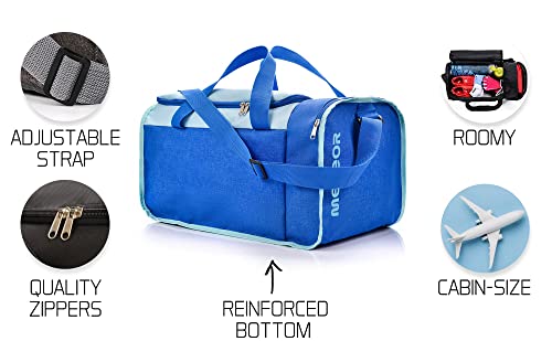meteor Gym Bag Womens & Mens 40l, Lightweight Sports Holdall with Shoe Compartment & Shoulder Strap, Unisex Travel Duffel - Image 4