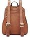 Calvin Klein Reyna Novelty Key Item Flap Backpack, Caramel Combo, One Size