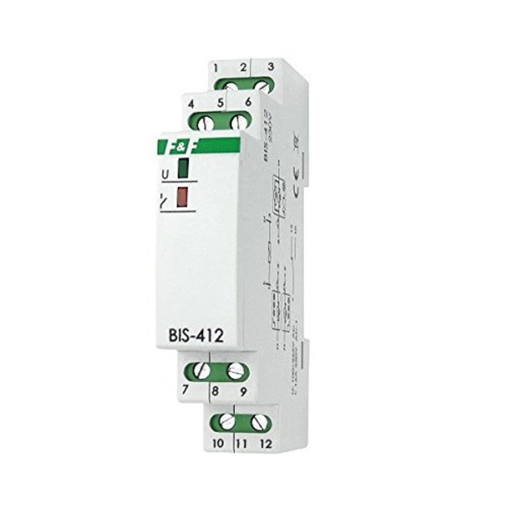 F&F BIS-412 bistabiles Sequenzrelais (230 V) – Relais 6226 für Gruppen-/Hotelsteuerung