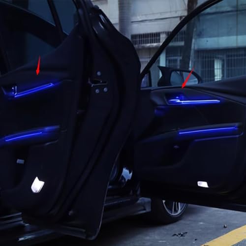 Accesorios con luz LED para puerta interior Toyota Camry 2025 2026 miniatura 5