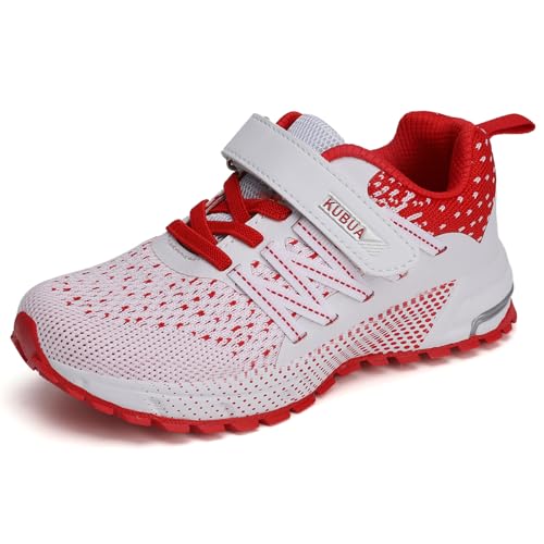 Image of KUBUA Kids Sneakers Lightweight Boys Girls Tennis Shoes | Breathable, Comfortable, Non Slip, Easy to Put On, Running, Walking, Gym, School, Daily Play, Toddler