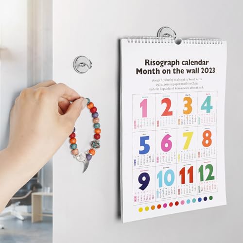 Image of FINDMAG 6 Pack Magnet Hooks, 110LB+ Cruise Magnetic Hooks, Silver
