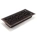 Accord AMFRRBC410 Charleston Floor Register, 4-Inch x 10-Inch(Duct Opening Measurements), Dark Oil-Rubbed