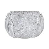 Dimensions : 15 x 19 x 15 cm DKD Home Decor Pot de Fleurs de Marque Gris Ciment (22 x 19 x 15 cm) (Référence : S3024006)
