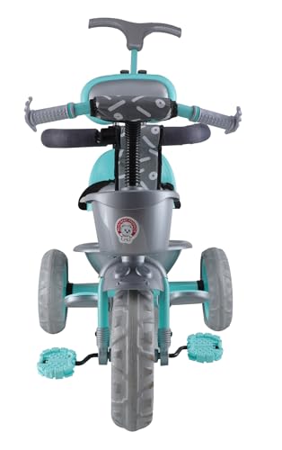 Image of Toyzoy Cotton Candy Grand Kids|Baby Trike|Tricycle with Cushioned Seat & Storage Basket for Kids|Boys|Girls Age Group 2+ Years (Green)
