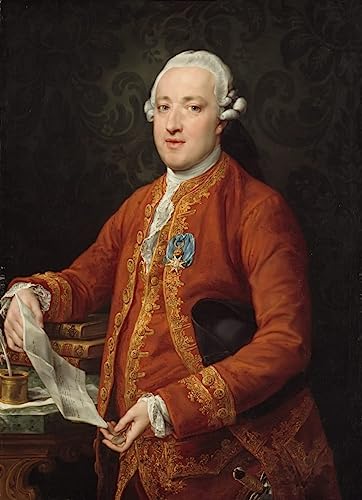 Tableau Don Moñino de Pompeo Girolamo Batoni - Impression d'art vintage 60x90cm