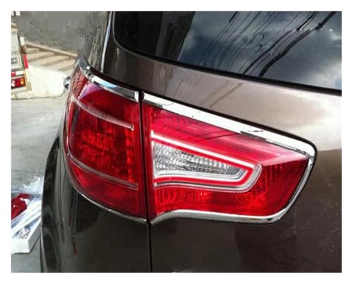 Protector luz trasera Kia Sportage 2010-2015 con acabado cromado para faros 3