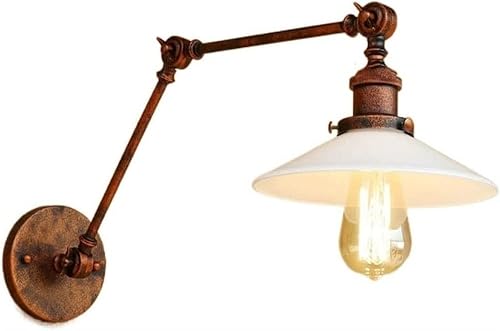 Wall Mount Light Industrial Retro Adjustable Swing Arm Lamp Sconce Antique Foldable Living Room Bedside s Balconies Aisles Farmhouse Fixtures