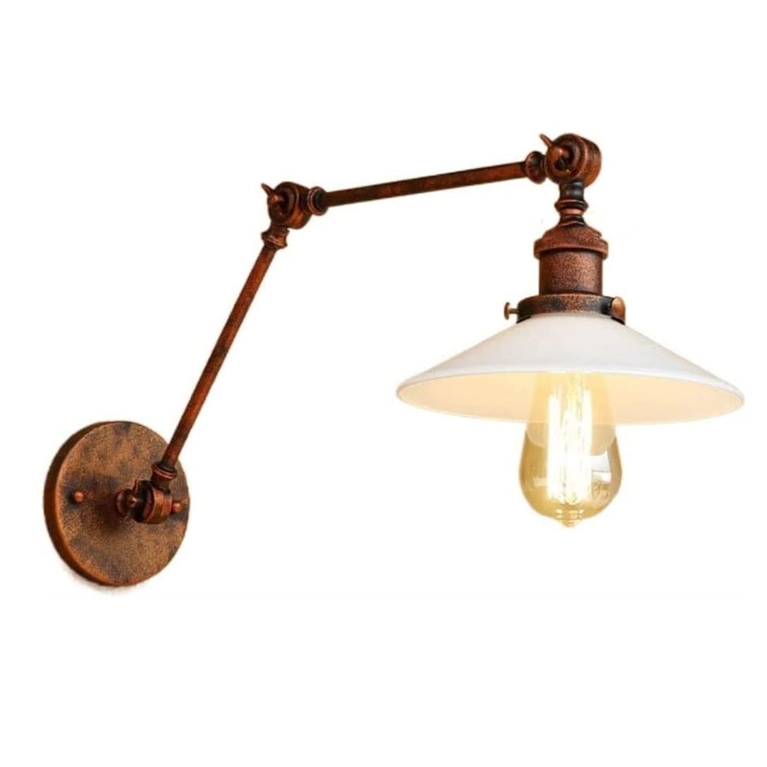 ZXTIIEUF Wall Mount Light Industrial Retro Adjustable Swing Arm Lamp Sconce Antique Foldable Living Room Bedside s Balconies Aisles Farmhouse Fixtures Lámpara De Pared LED Chand