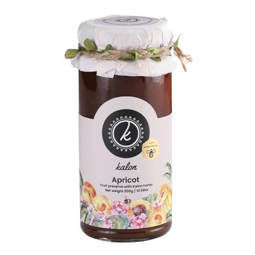 Image of KALON 100% Natural Apricot Preserved Honey | No Added Sugar and Preservatives - 300 gm