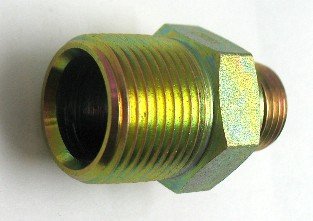 AF C3249-06-08-3/8 Male O-Ring Boss (9/16''-18 Threads) x 1/2 Male Pipe (.840''-14 Threads)