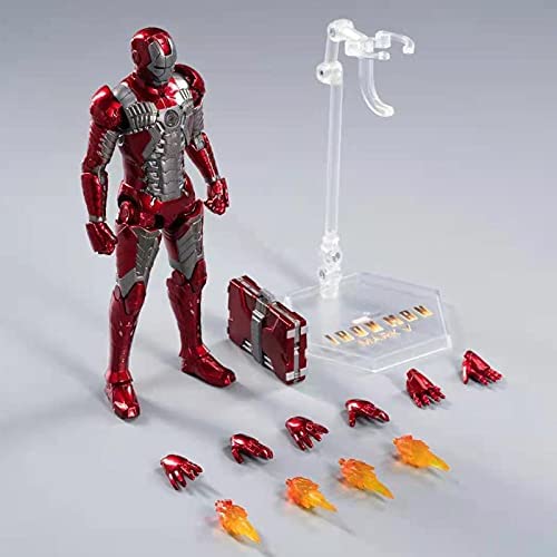 Zt 10Th Anniversary 7 Inches Deluxe Collector Iron Man Mk5 Action Figures #TOP1