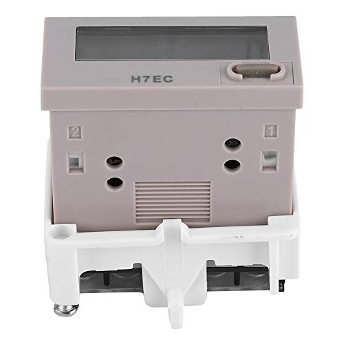 Contador Eléctrico, 110-220 V CA Pantalla LCD Contador Eléctrico, H7EC-NFV Contador Electrónico Preciso de 8 Dígitos Totalizador Industrial, 0-99999999, Probadores