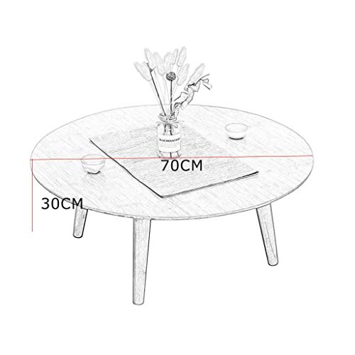 Table basse ronde compacte pour un espace work from home au lit - 4