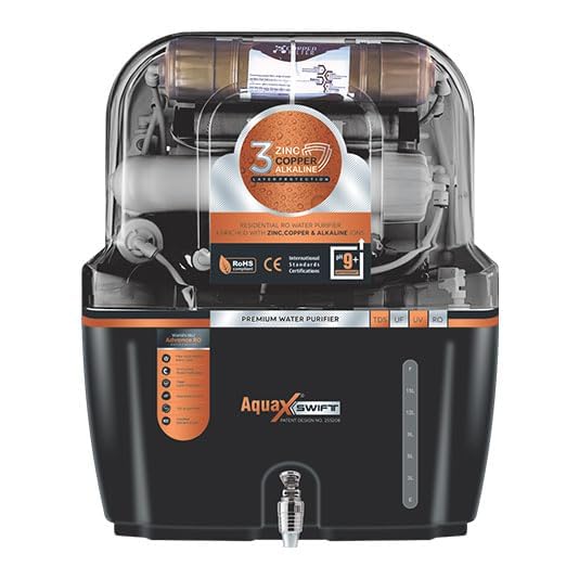 Aqua Swift RO Water Purifier | RO+UV+UF+TDS | 15L Tank | TDS Adjuster | 12-Stage Purification 1-Year Warranty | Suits For Borewell Water.| Free Prefilter.-image-11