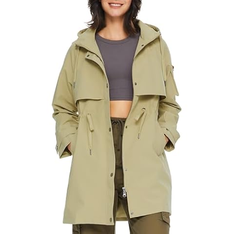 Manteau Orolay Femme Léger Kaki Cover