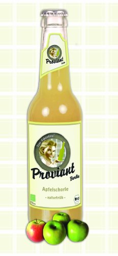 12 Flaschen Proviant Apfelschorle naturtrüb Berlin a 0,33l inc. 0.96€ MEHRWEG Pfand Cover