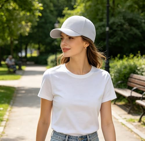 Image of 5 /6 Packs Vintage Washed Plain Baseball Cap Distressed Dad Golf Hat for Men Women