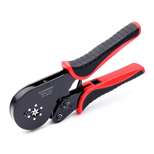Hexagonal Crimper,Knoweasy 16-6 Crimping Tool and Hexagonal Wire Crimper Used for 20-5 AWG/0.5-16 mmÂ² Cable End Sleeves