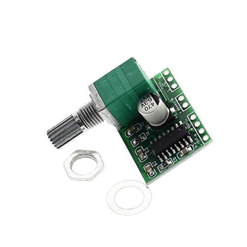 Preisvergleich Produktbild Pam8403 Mini Digitalmodul Kleine Leistungsverstärkerplatine Mit Schalterpotentiometer USB 5 V Netzteilmodul - Grün