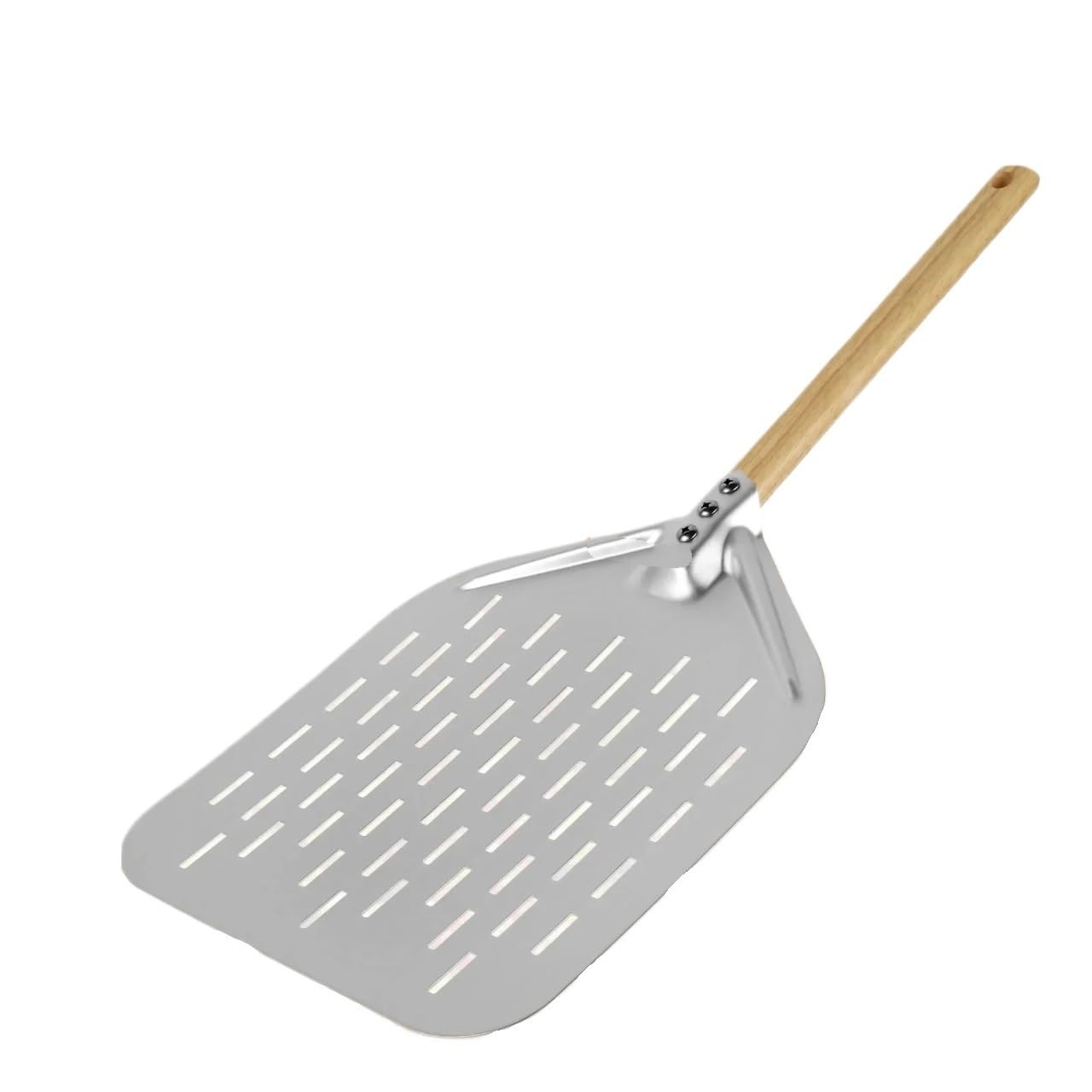 WANGSHAOWEI Pizza ​Paddle 6.5/10/12 Inch Non-Stick Pizza Shovel Cake Lifter Transfer Tools With Wood Handle For Baking Bread Kitchens Accessories(12 inch)