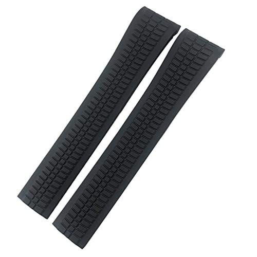 Bracelet en silicone JDIME pour Patek Aquanaut Philippe 5164A 5167A caoutchouc 21mm marron