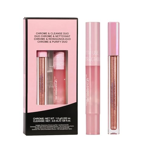 Brillante | Lápiz labial hidratante de larga duración no pegajoso - Kit de brillo de labios | Para el hogar, viajes, día, noche, , boda, verano, invierno, otoño, oficina, cita