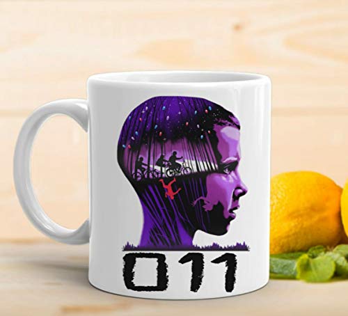 adaysusdetalles Taza Stranger,Taza Ceramica Desayuno Regalo Cumpleanos Sorpresa
