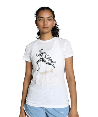 Image of Puma Women's Polyester Regular Fit T-Shirt