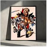 MEIZONGHUOJI Poster Retro-Beyoncé-Sängerin-Kunstposter, 