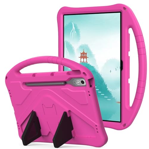 Coque NEC Lavie Tab T12 T1295 DAS 12,6" et 12,1" antichoc rose pour enfant