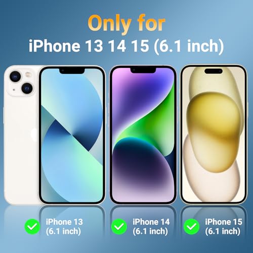 jaroco Magnetic for iPhone 13&14&15 Case Heavy Duty Rugged Dual-Layer Black - image 7