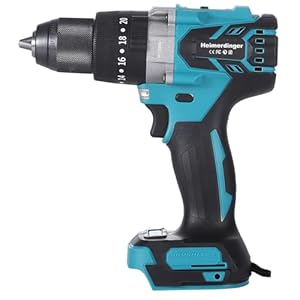 Brushless Cordless Impact Drill, 1300 In-lb(150N.m) Torque Electric Drill for Makita Battery, 1/2″ Driver Drill,2 Variable Speed Drill Driver Kit with 21-Torque Setting