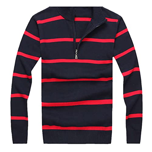 Pull chaud en coton à col montant Kelsiop pour homme, taille XL modèle 3-7116