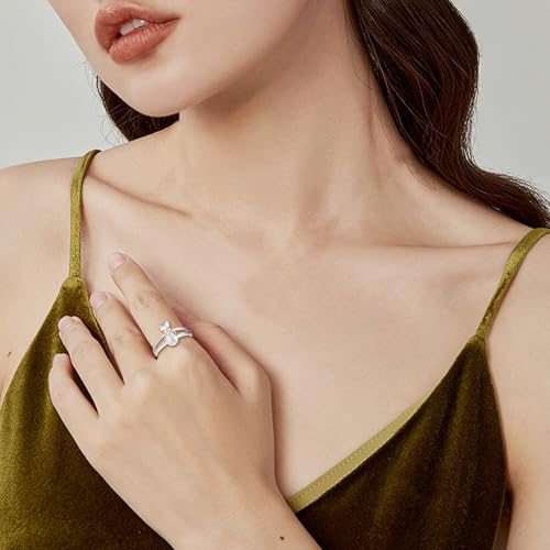 Bague chat en argent réglable : ajustement parfait sans mesure - 3