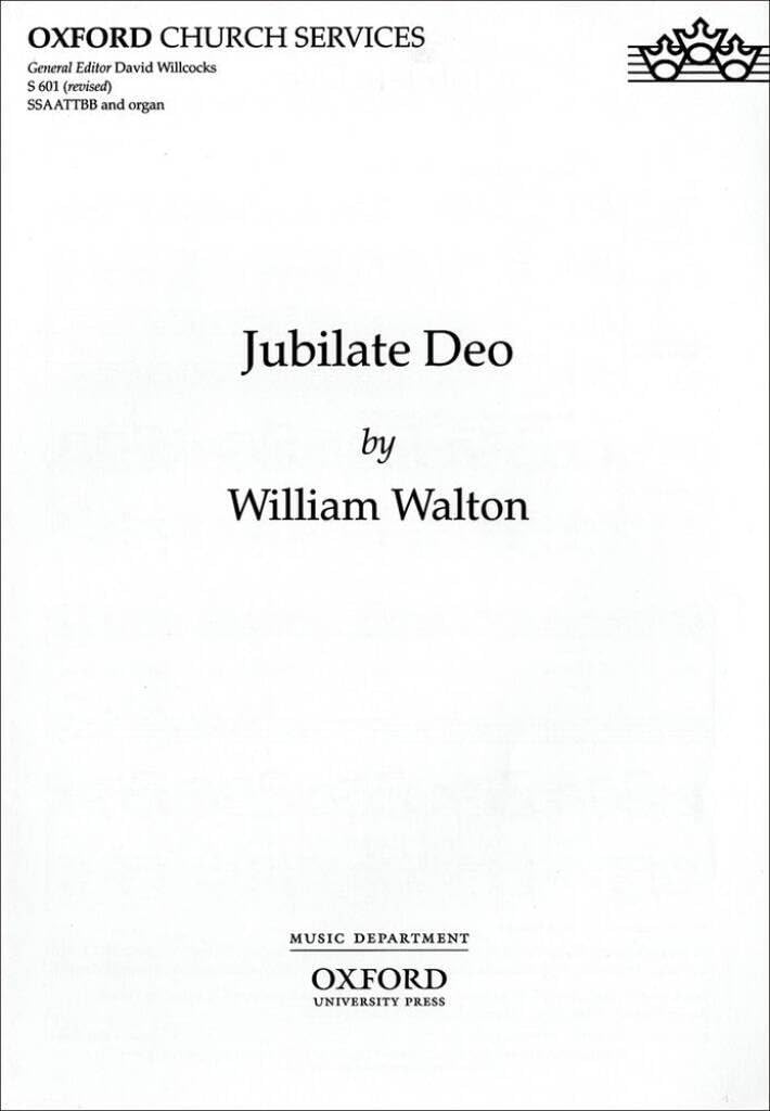 Jubilate Deo: Vocal score