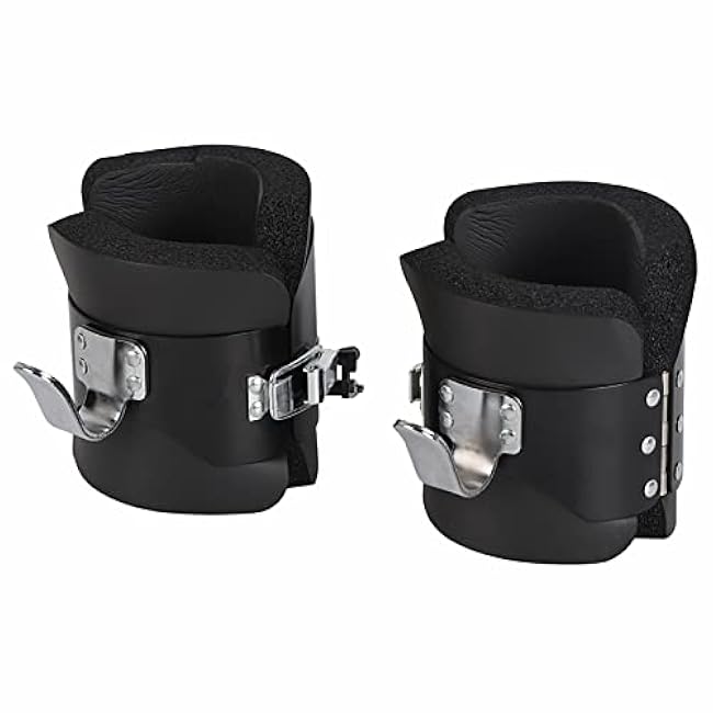 TOPINCN Anti Inversion Boots for Ab Abdominal Sit Up, Abdominal Sit Up Hooks, Hooks Therapy, Core Gym Fitness Exerciser for Stress Relief and Fitness